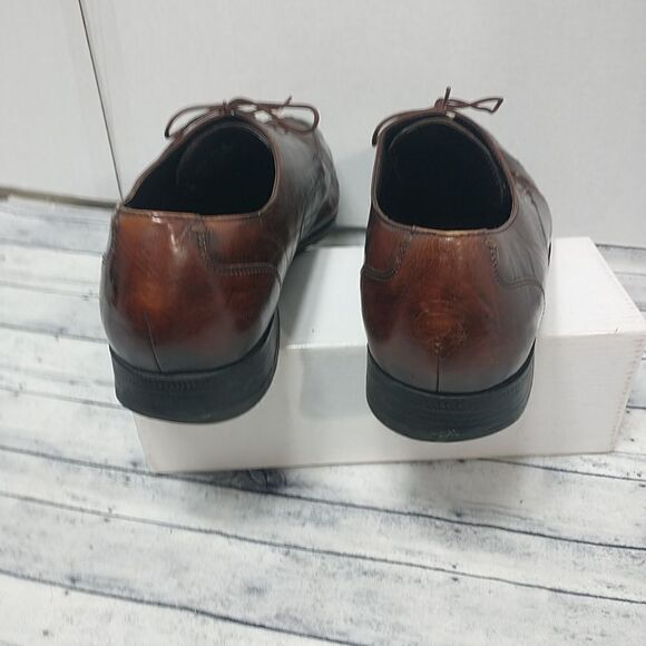 Cole Haan City Brown Men's SZ 11M Leather Split Toe Lace Up Dress Oxfords - Picture 5 of 10